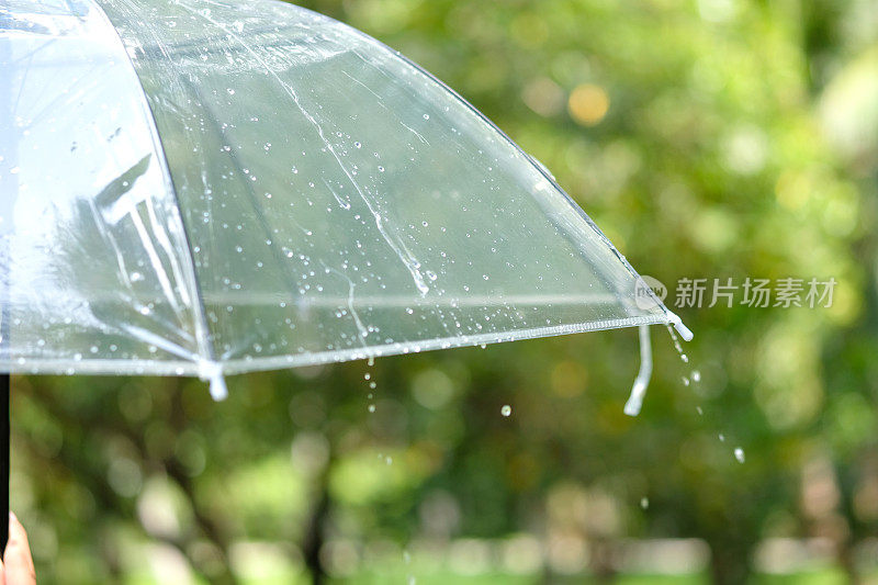 Itâit’下雨了，一把伞。天空一直蒙蒙细雨，阴沉沉的。雨的背景，伞的背景。